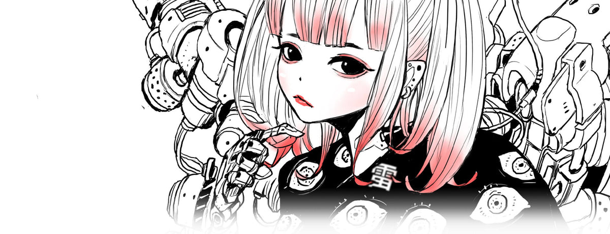 原画 acky bright ACKY BRIGHT B/W – Buds Art Books