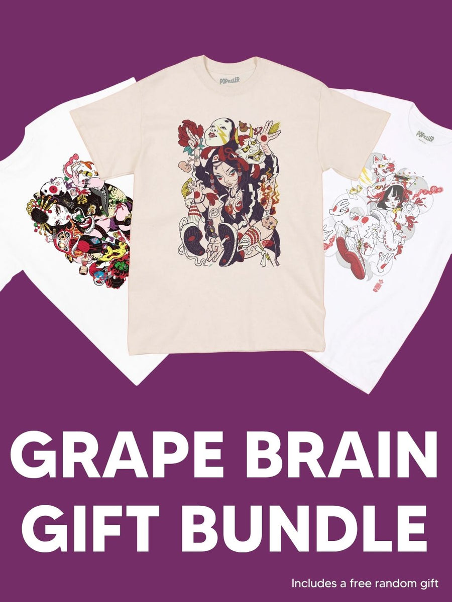 Popkiller Artist Series GRAPE BRAIN Gift Bundle