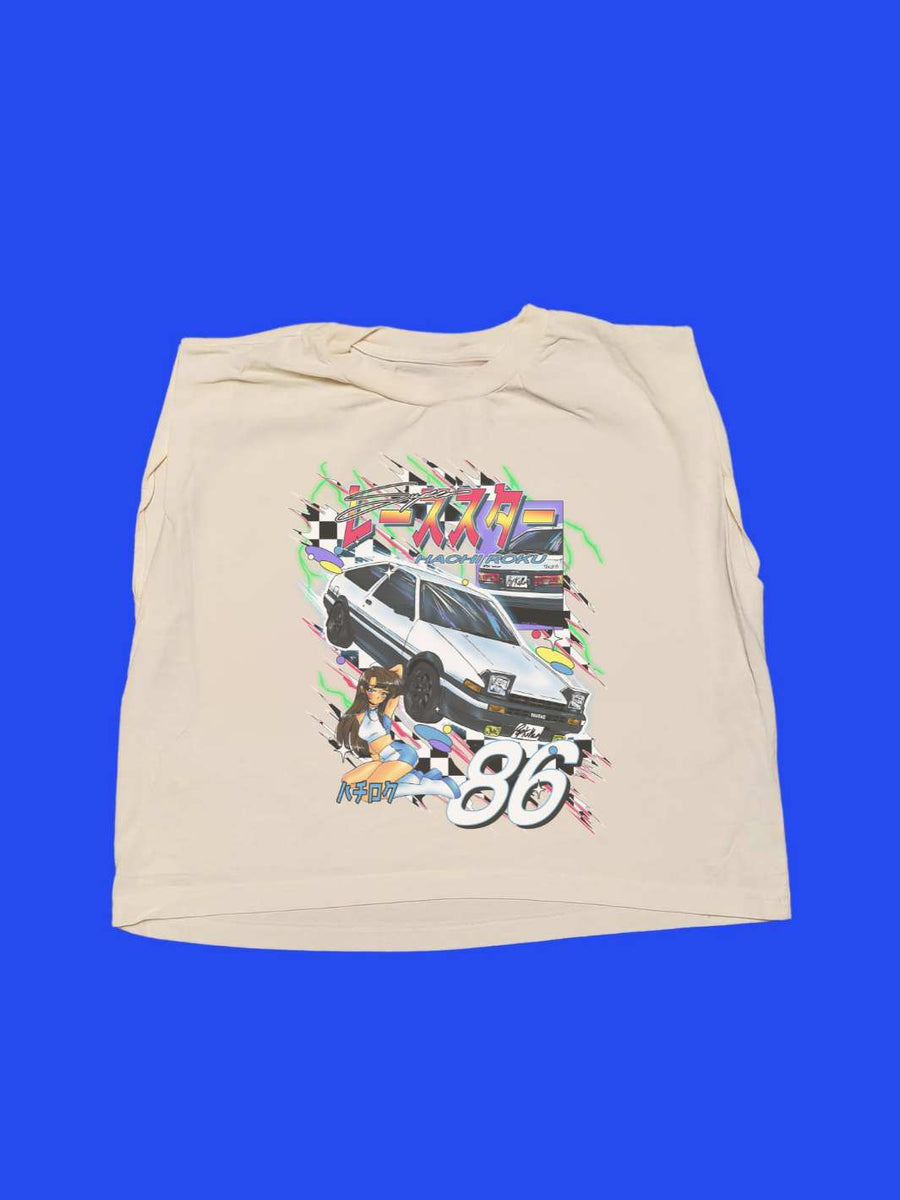 Popkiller Artist Series Mizucat Hachiroku Racing Muscle Tee