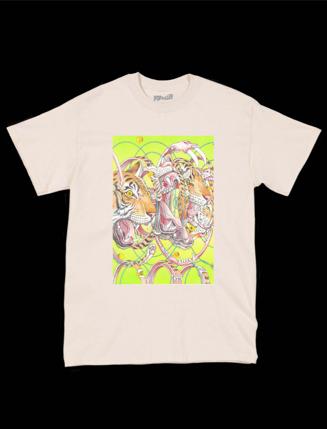 Popkiller Artist Series Shintaro Kago Tiger Factorization Classic T-shirt
