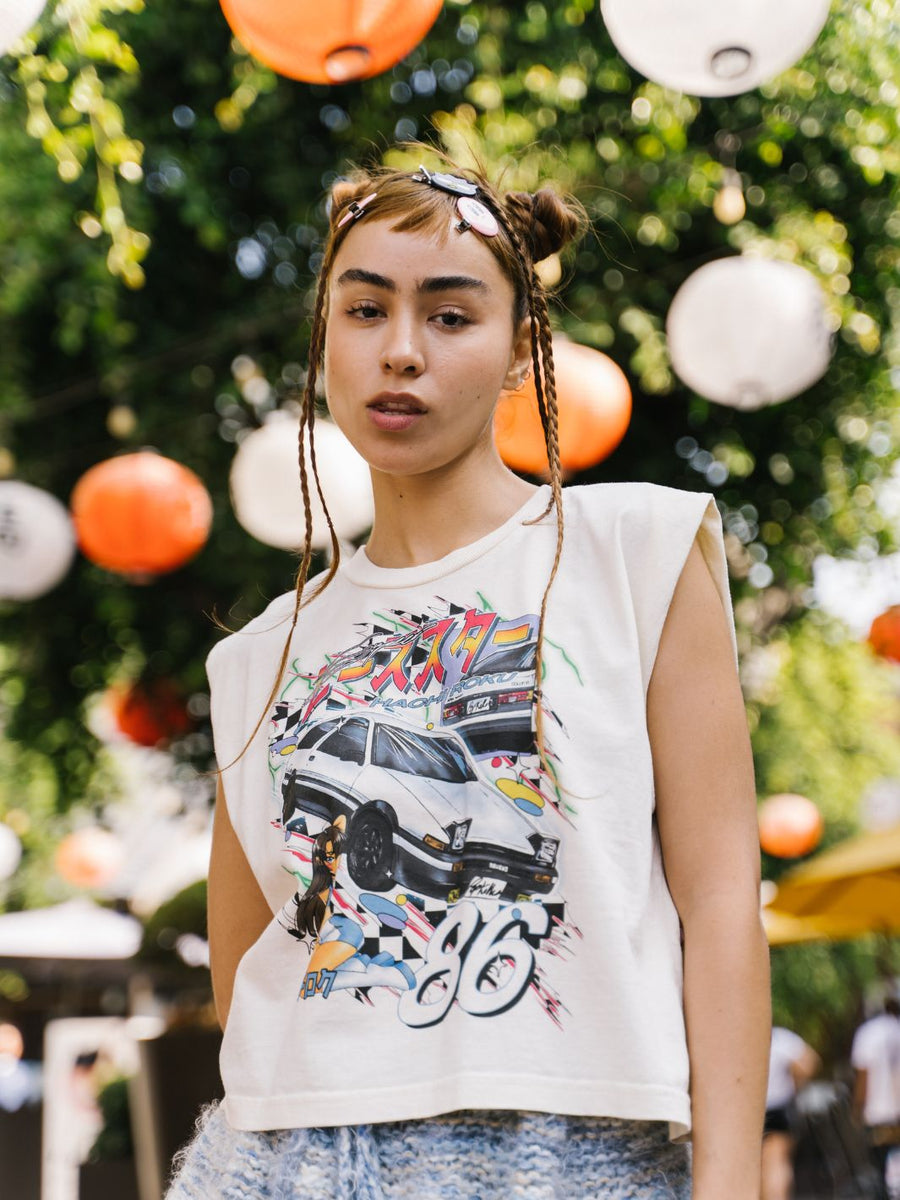 Popkiller Artist Series Mizucat Hachiroku Racing Muscle Tee