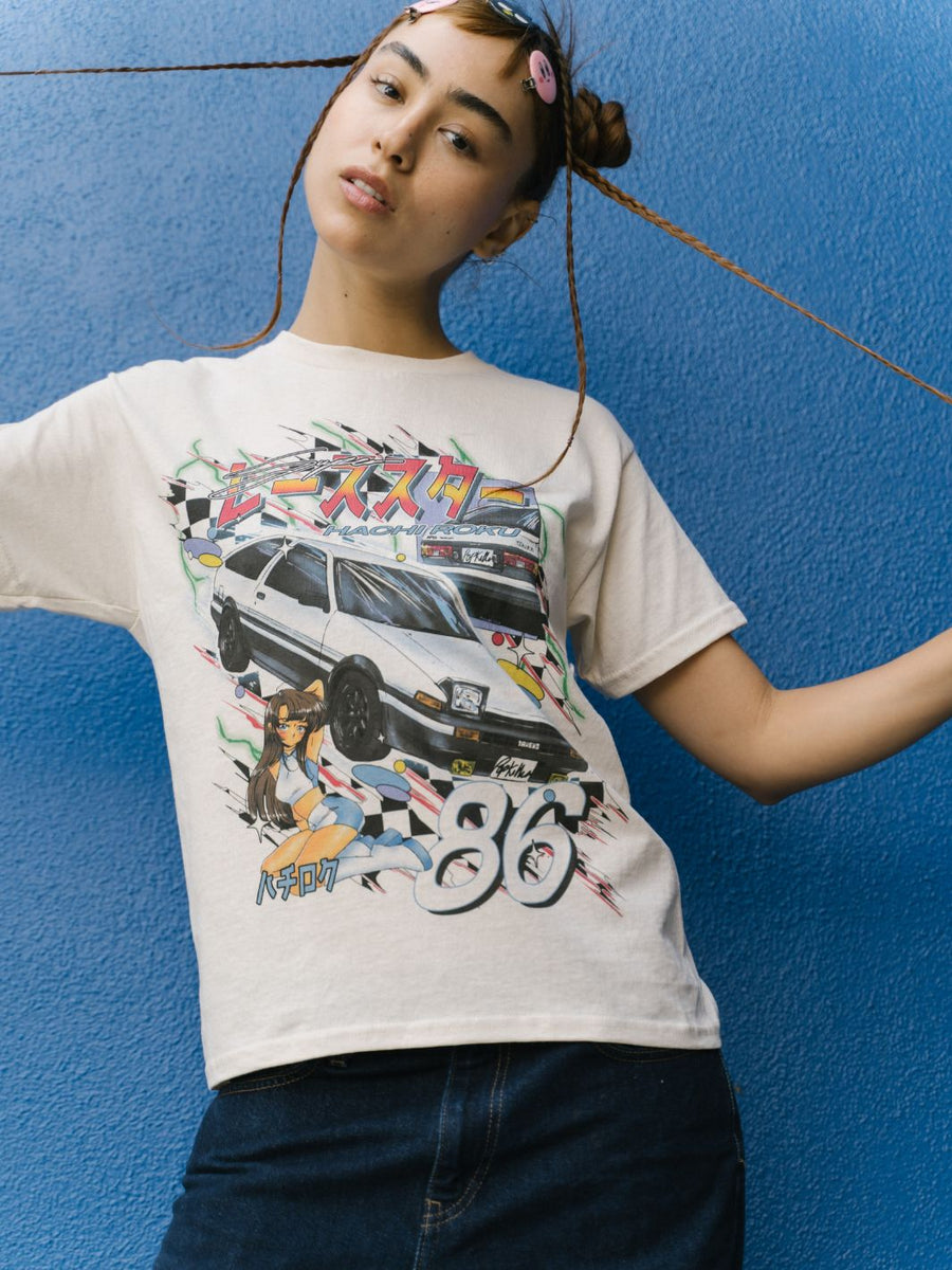 Popkiller Artist Series Mizucat Hachiroku Racing Youth T-shirt