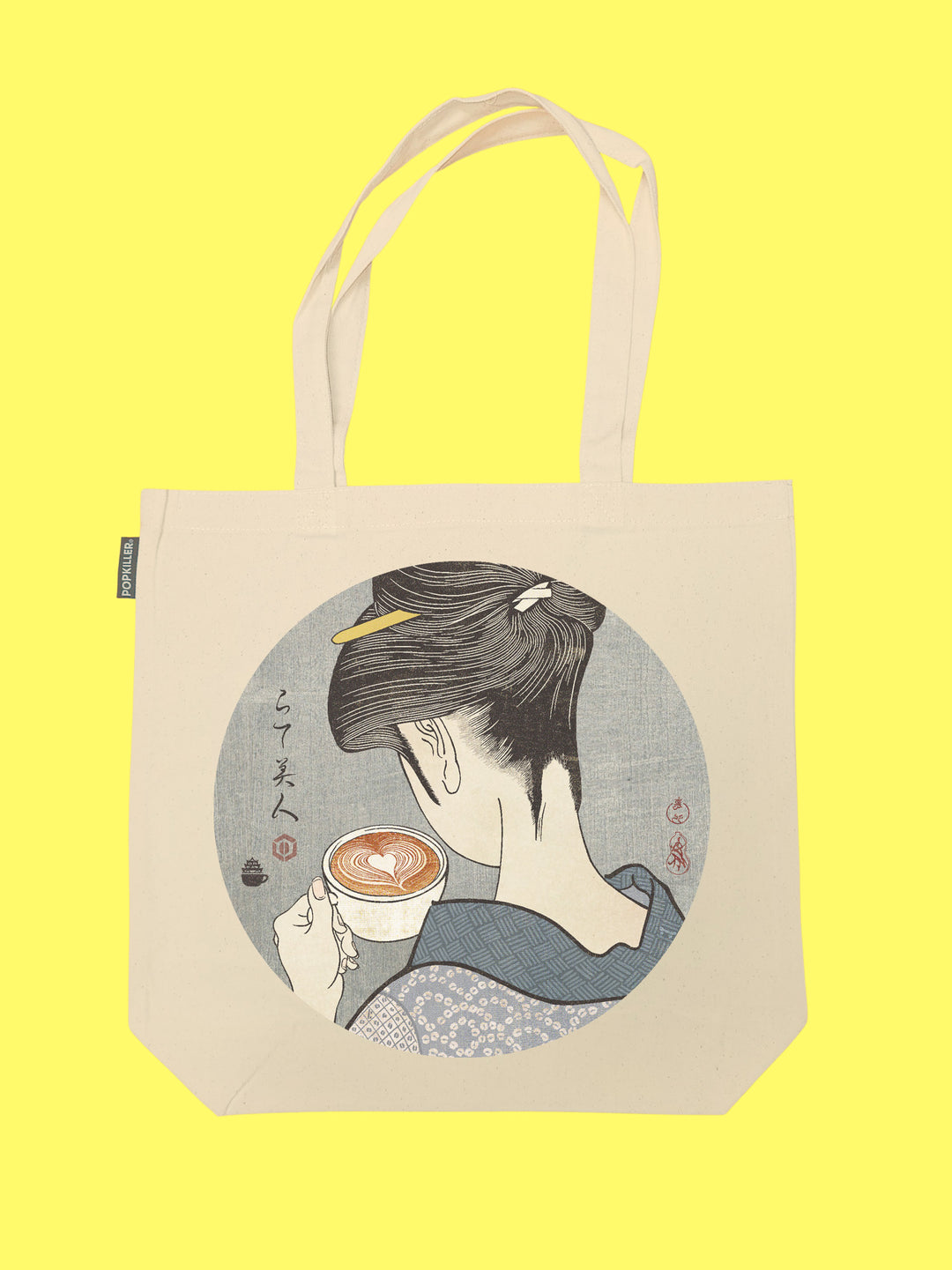 Popkiller Artist Series Street Hyakkei Latte Bijin Two Tote Bag