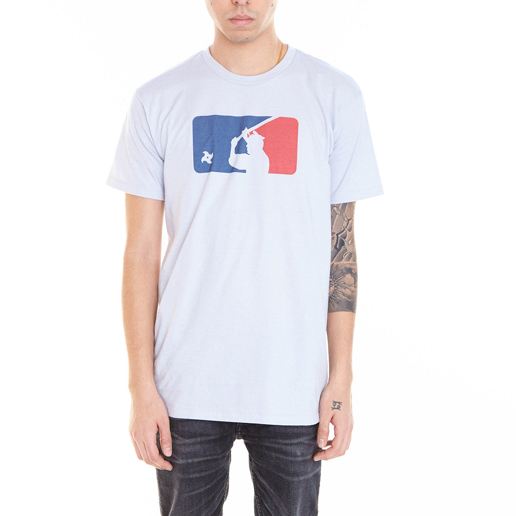 Popkiller MLS (Major League Samurai) Classic T-Shirt Silver / L