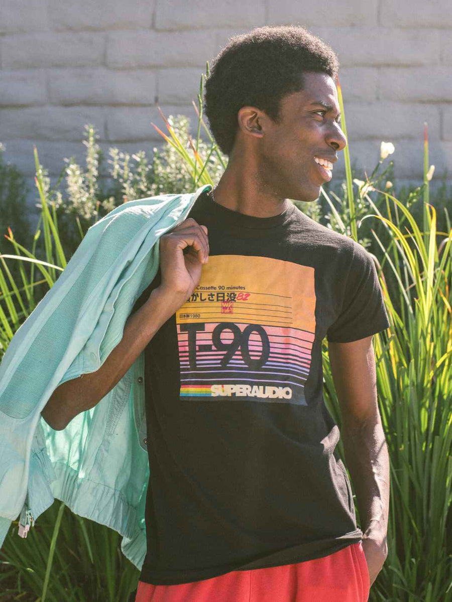 Popkiller Artist Series Warakami Vaporwave Nostalgia Sunset Classic T-