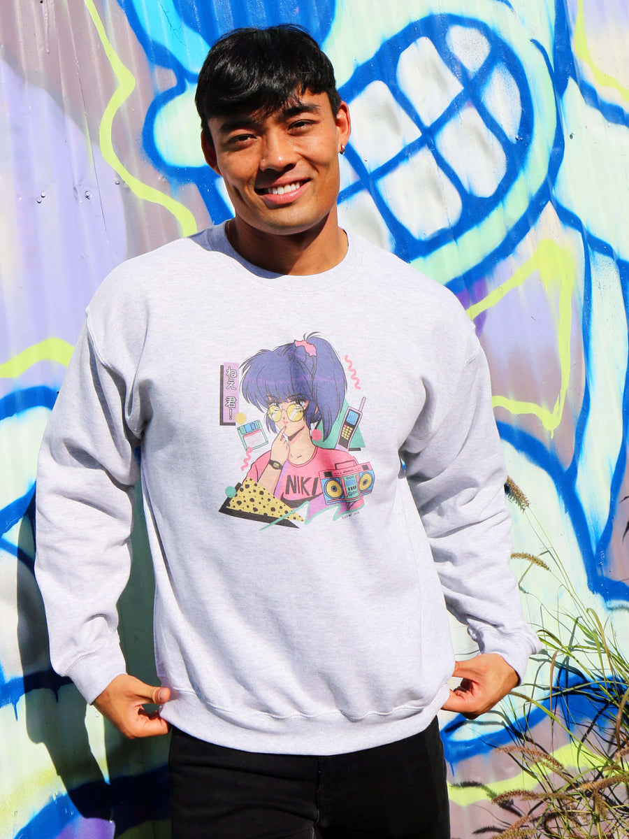 Popkiller Artist Series Mizucat Niki Pullover Sweatshirt