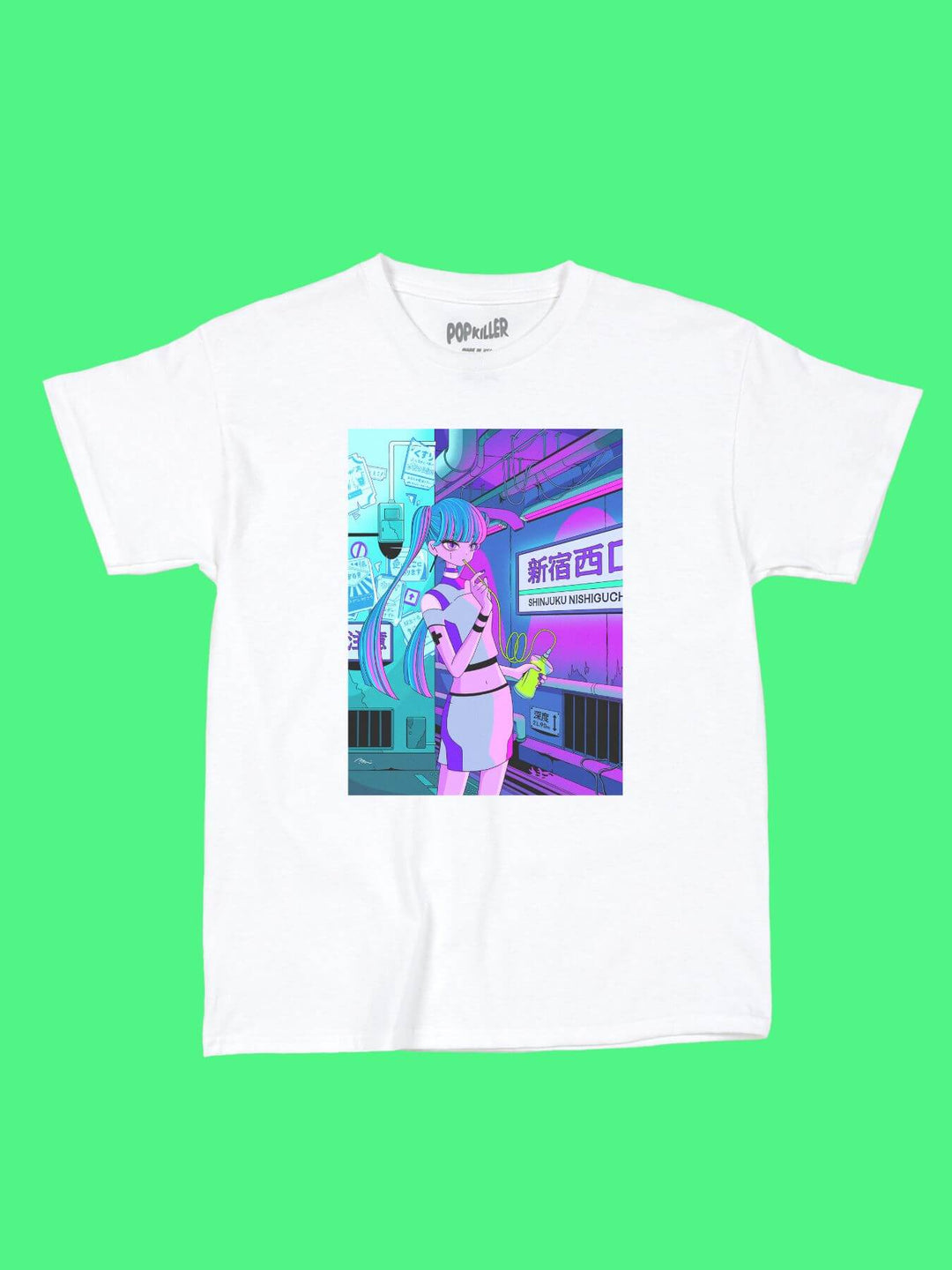 Popkiller Artist Series A.Yami Twin-Tail Girl Youth T-shirt