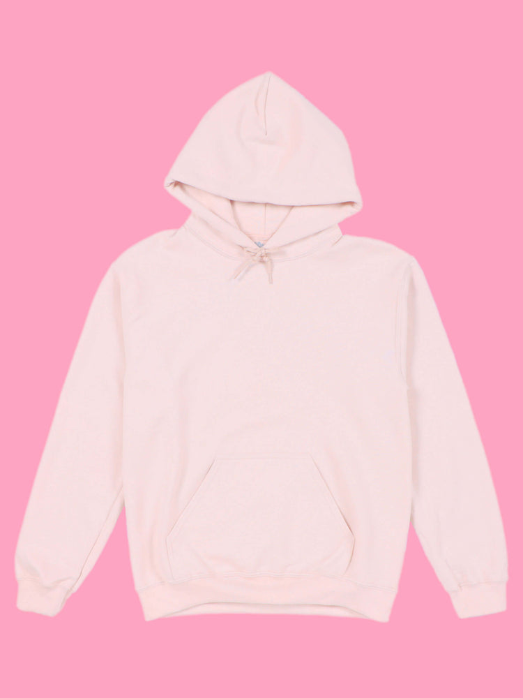 Popkiller custom printed pink hoodie.