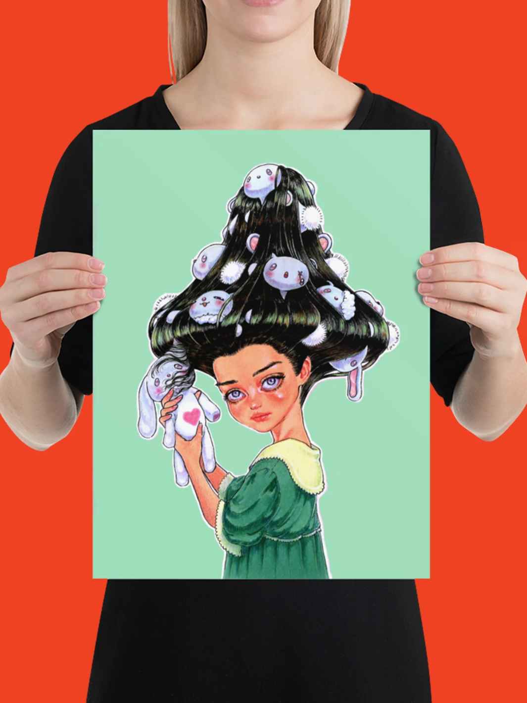 Popkiller Artist Series Cogumeli Mushroom Girl Poster