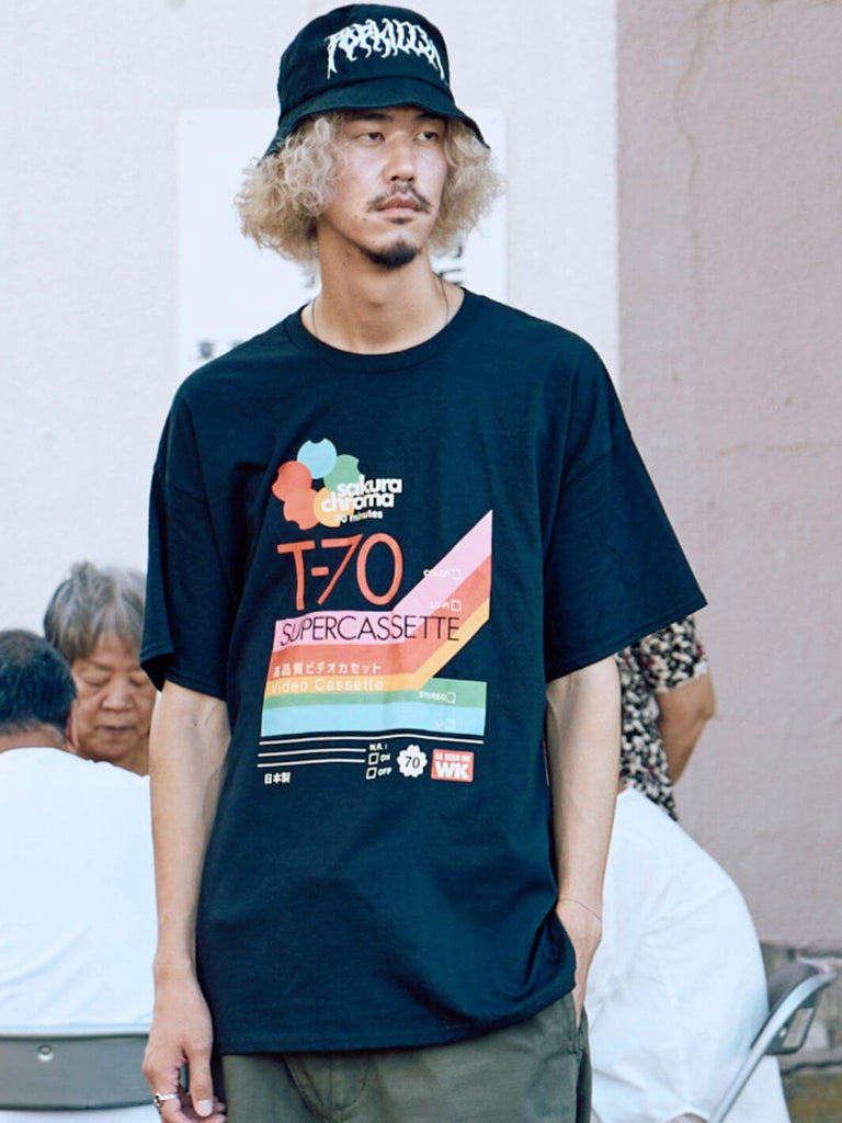 Popkiller Artist Series Warakami Vaporwave Sakura Chroma Classic T-shi