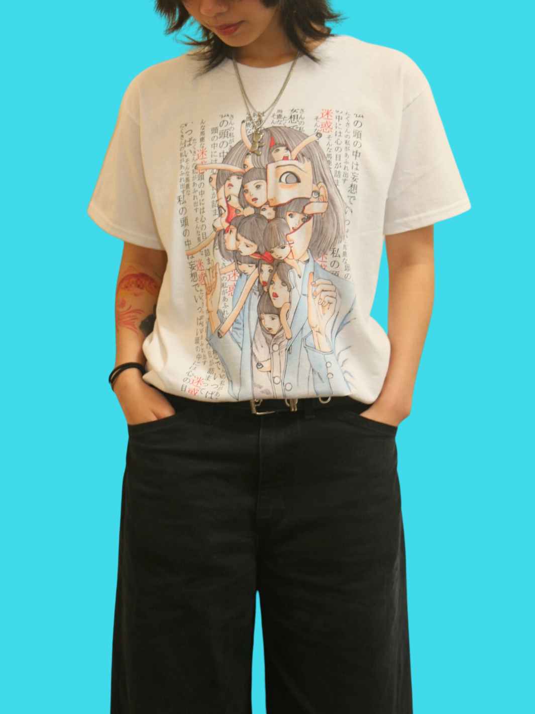 Popkiller Artist Series Shintaro Kago Schoolgirl Decomposition Youth T-shirt