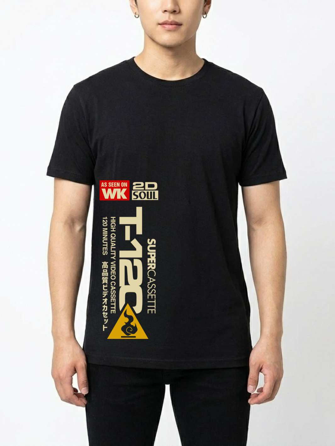 Popkiller Artist Series Warakami Vaporwave T-120 Super Cassette Classic T-shirt