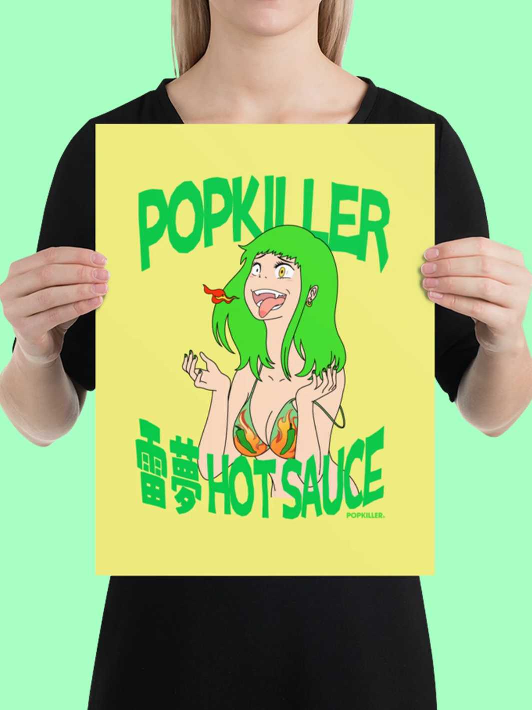 Popkiller Artist Series Sagaken Raimu (Lime) Poster