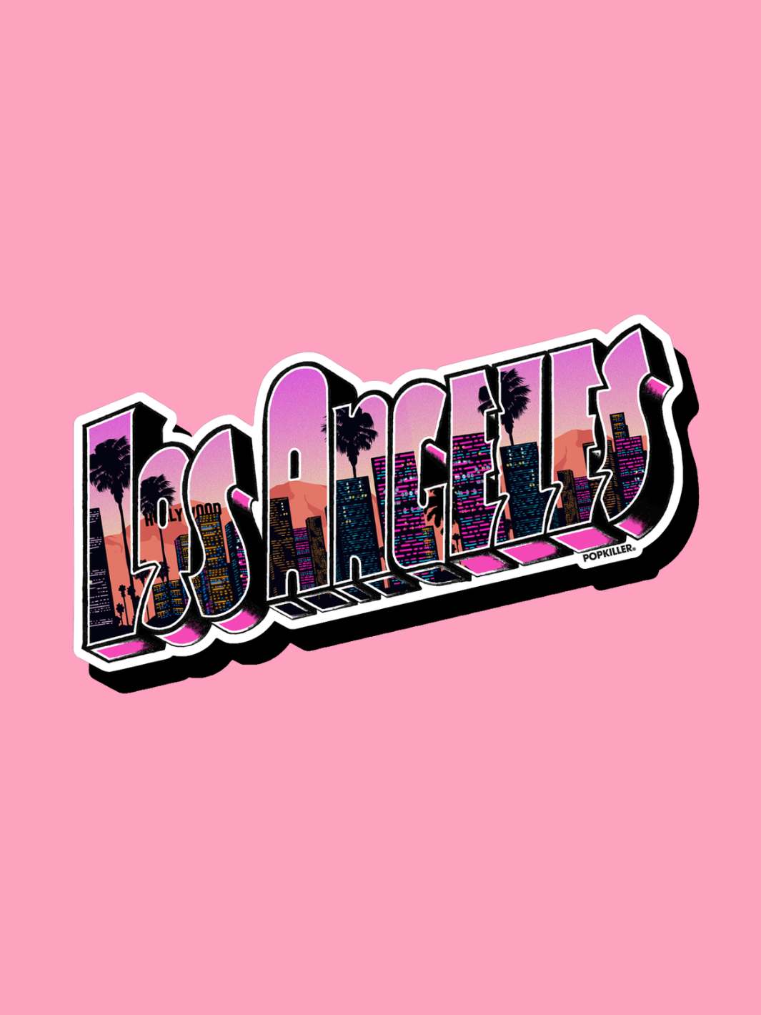 Popkiller Artist Series Jeremy Gdalia Skyline Sticker