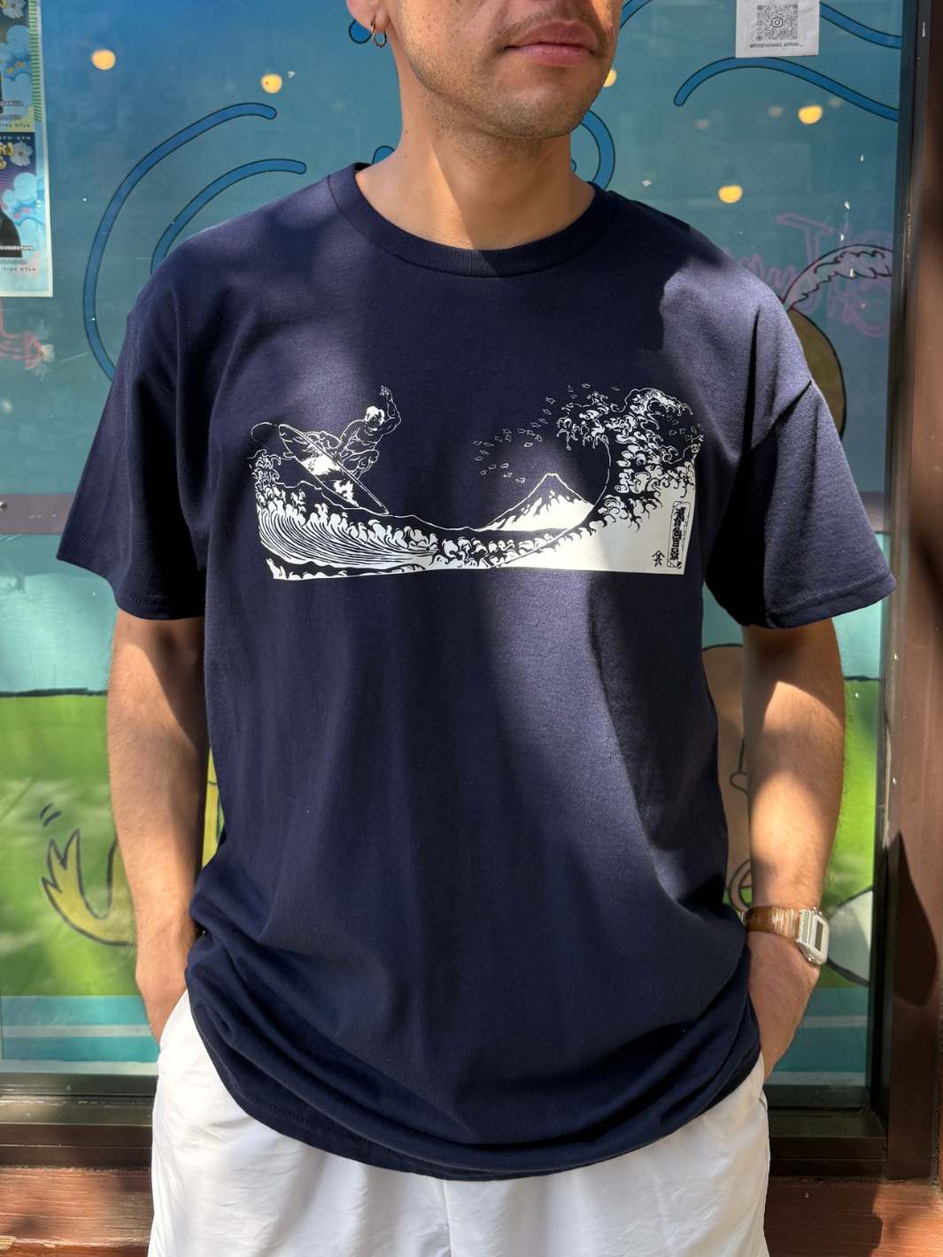 Popkiller Artist Series Naga Hokusai Surf Classic T-shirt