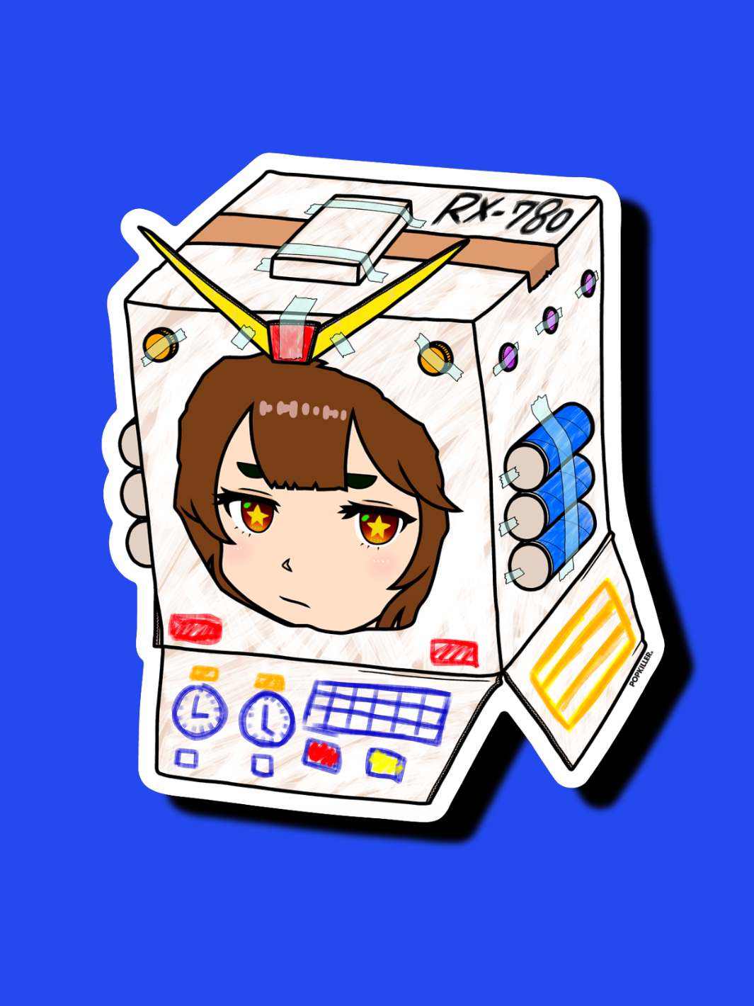 Popkiller Artist Series Sagaken RX-780 Sticker