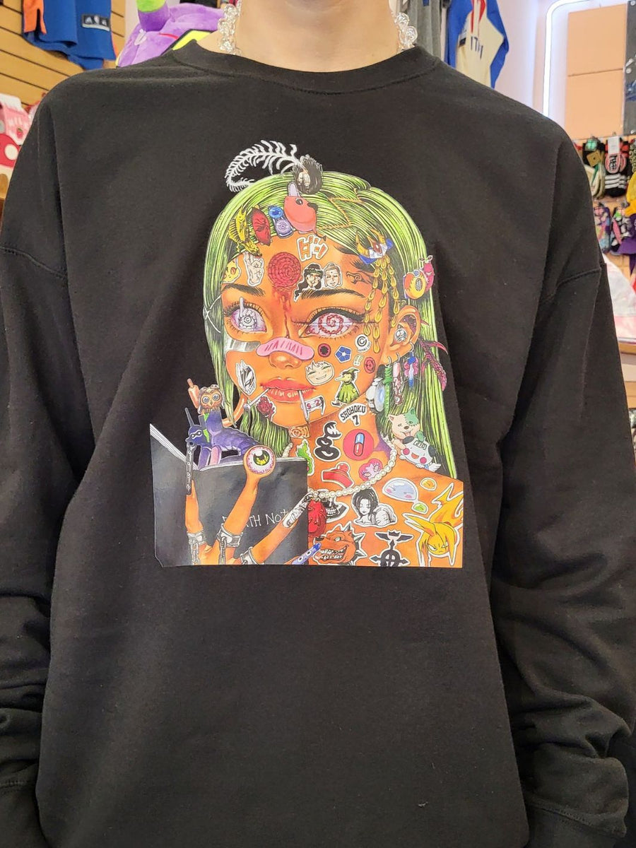 Popkiller Artist Series Cogumeli Manga Obsession Pullover Sweatshirt