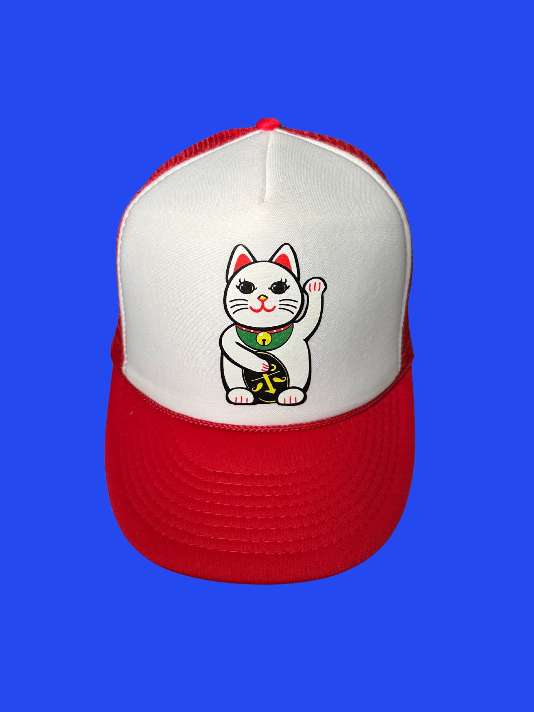 Lucky Cat Mesh Hat – Popkiller