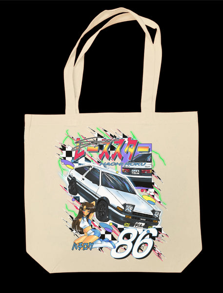 新品未使用 WAKE Sapporo Tote Bag Popkiller Artist Series Mizucat Hachiroku Tote Bag