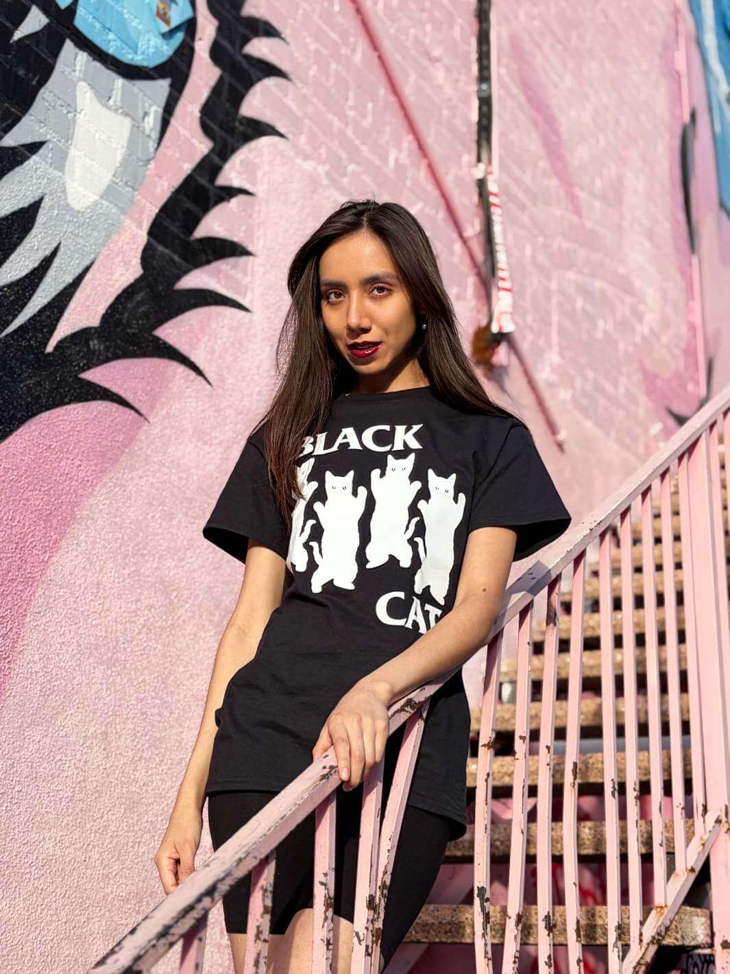 Black Cat flag Classic T-shirt – Popkiller