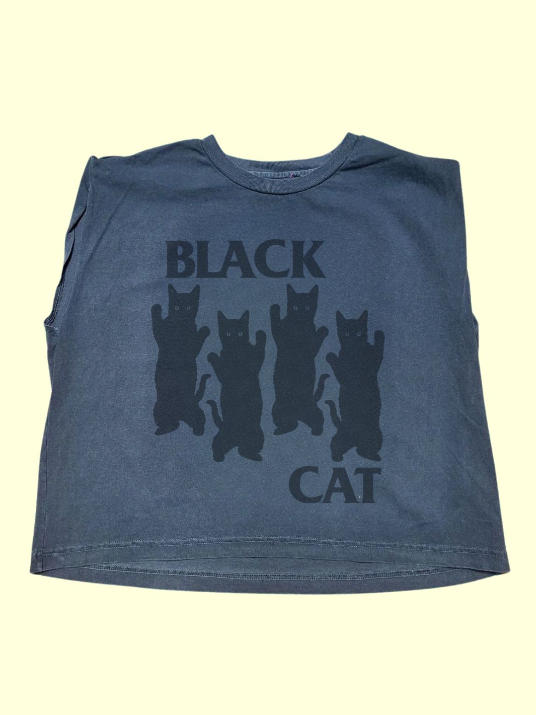 Black Cat Muscle Tee