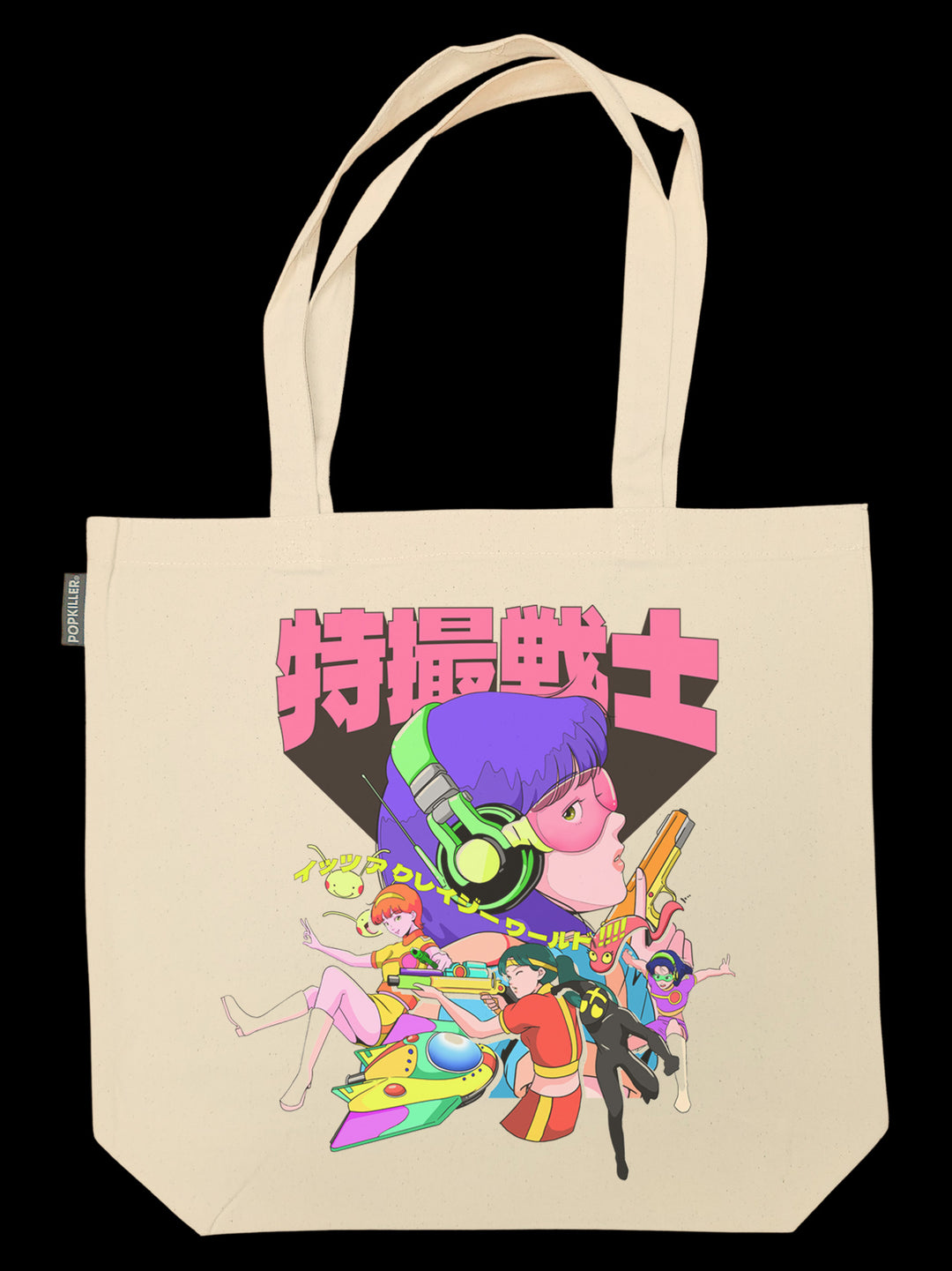 Popkiller Artist Series Popkiller Artist Series  Series CHAO! Tokusatsu Senshi Tote Bag