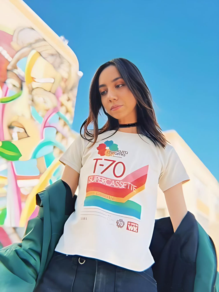 Popkiller Artist Series Warakami Vaporwave Sakura Chroma Youth T-shirt
