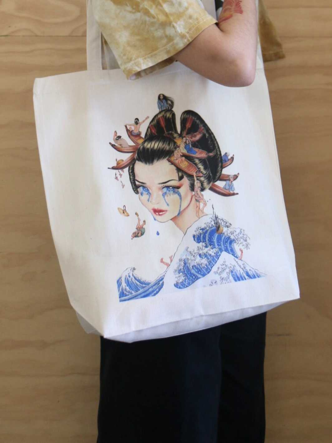 Popkiller Artist Series Cogumeli Kanagawa Tote Bag