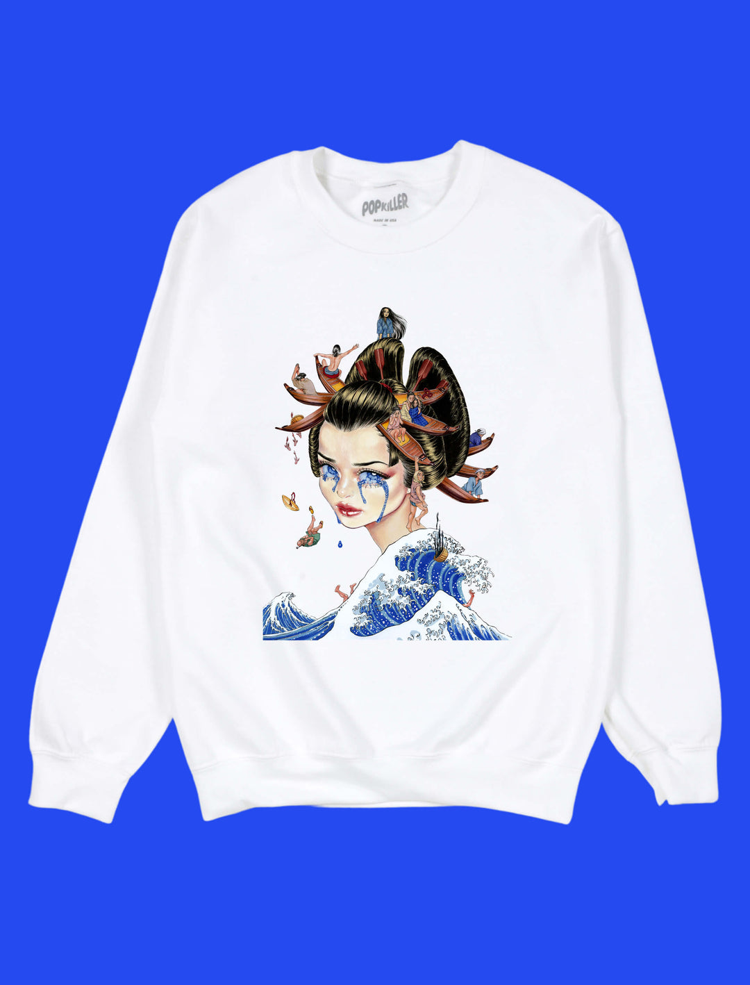 Popkiller Artist Series Cogumeli Kanagawa Pullover Sweatshirt