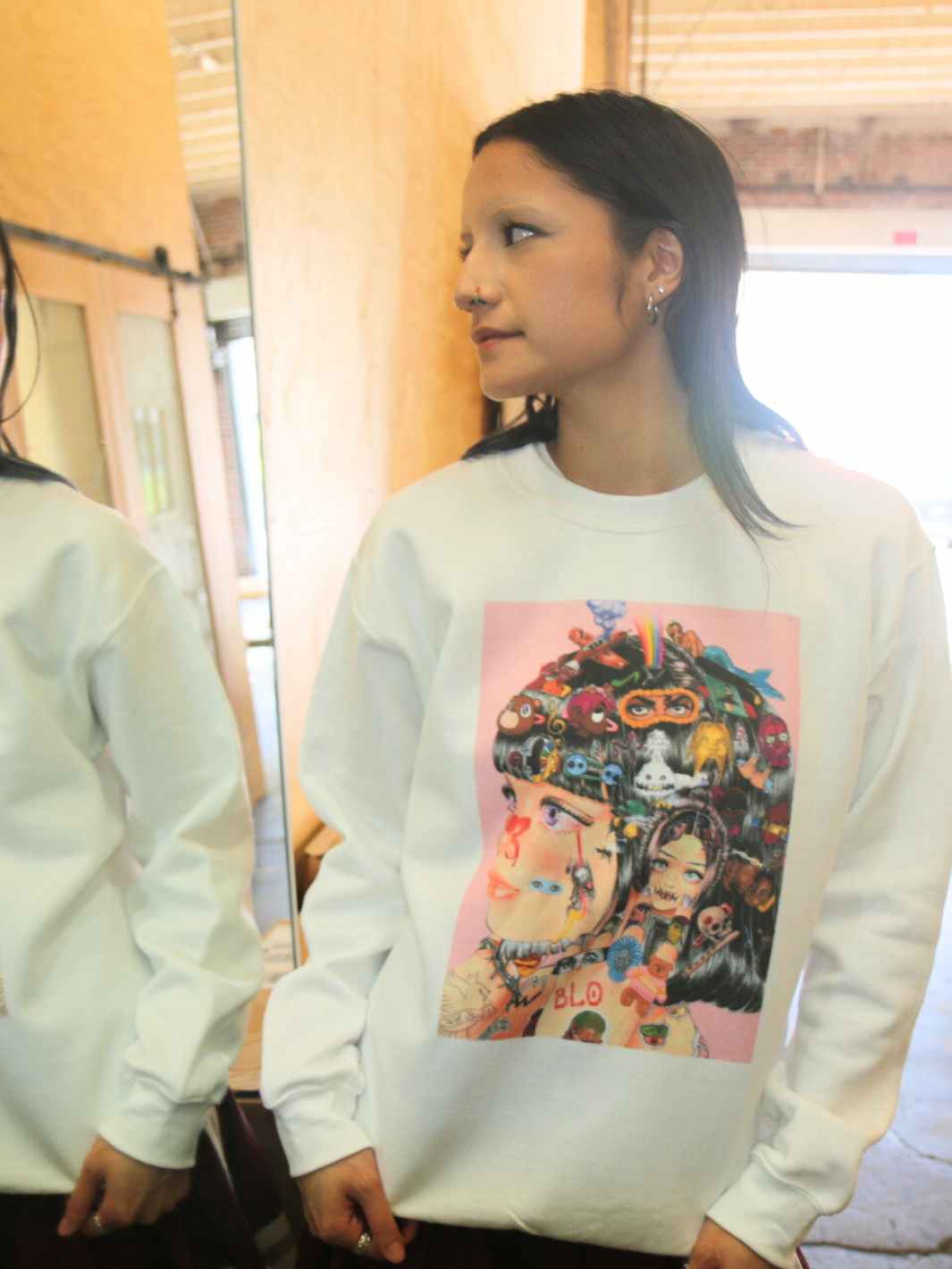 Popkiller Artist Series Cogumeli Music Obsession Pullover Sweatshirt
