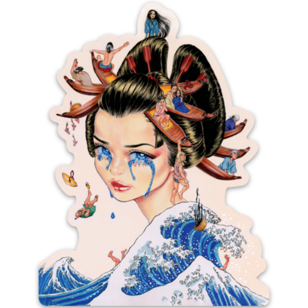 Popkiller Artist Series Cogumeli Kanagawa Sticker
