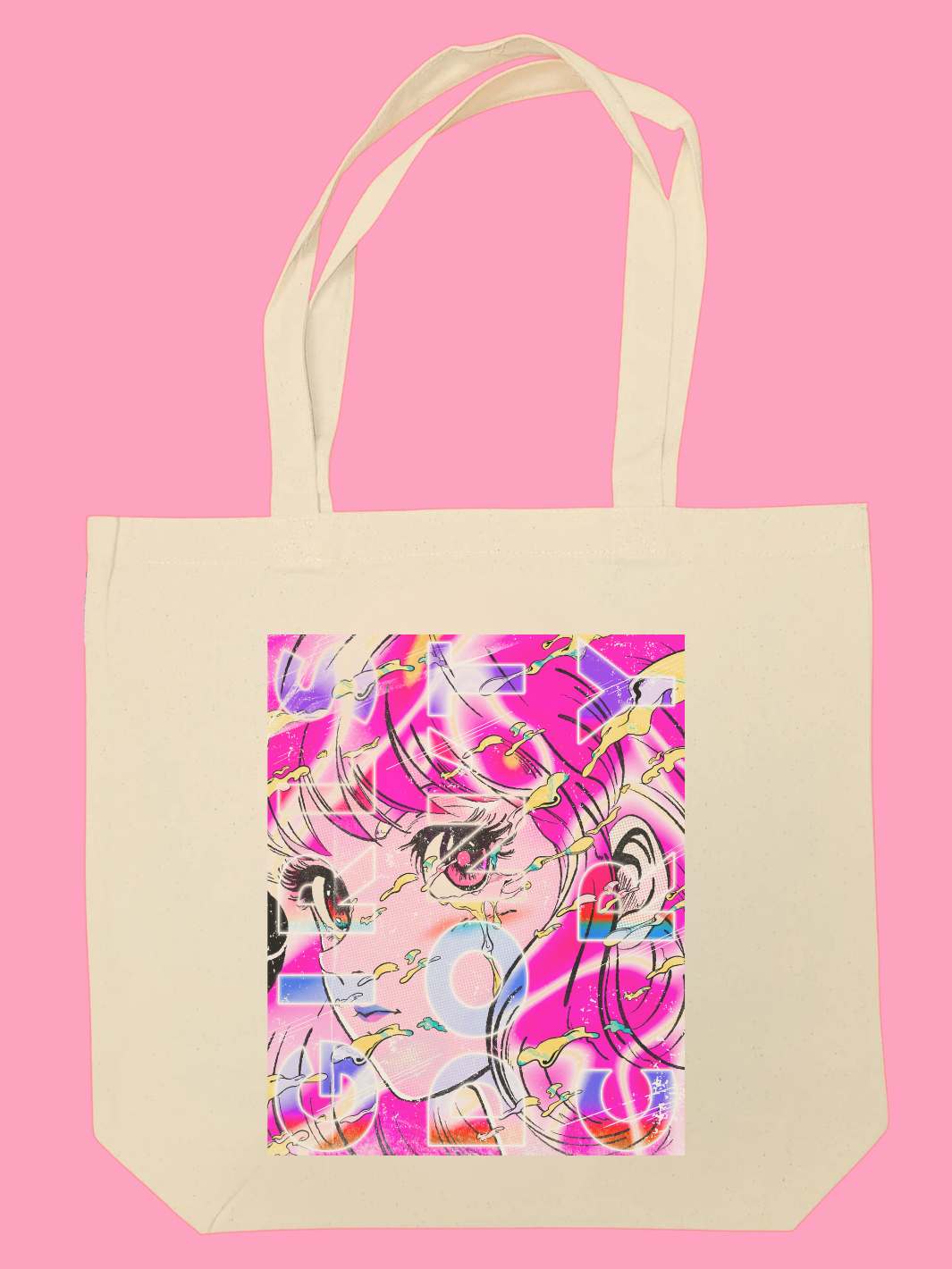 Popkiller Artist Series Jeremy Gdalia Girls Don't Cry Tote Bag