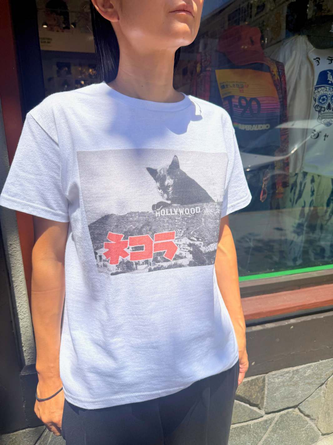 Popkiller Artist Series Kenji Mera Hollywood Meow Youth T-shirt