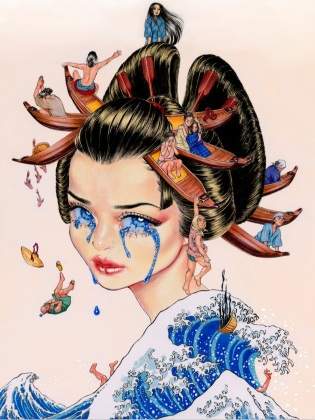 Popkiller Artist Series Cogumeli Kanagawa Poster