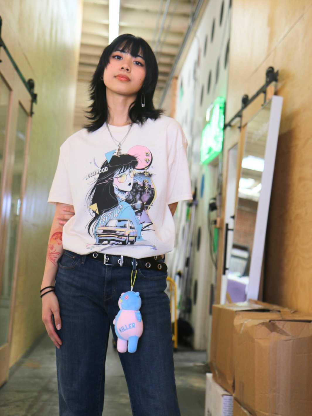 Popkiller Artist Series Mizucat Los Angeles Classic T-shirt