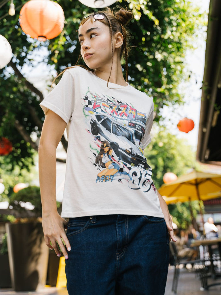 Popkiller Artist Series Mizucat Hachiroku Racing Youth T-shirt