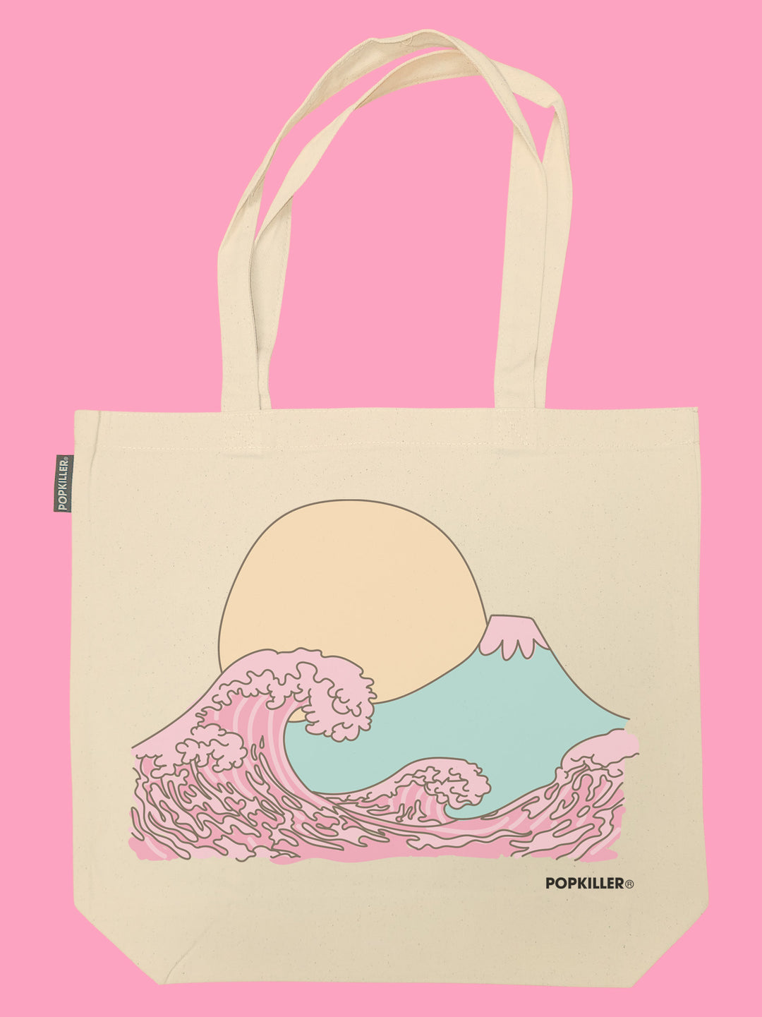 Pastel Wave Tote Bag