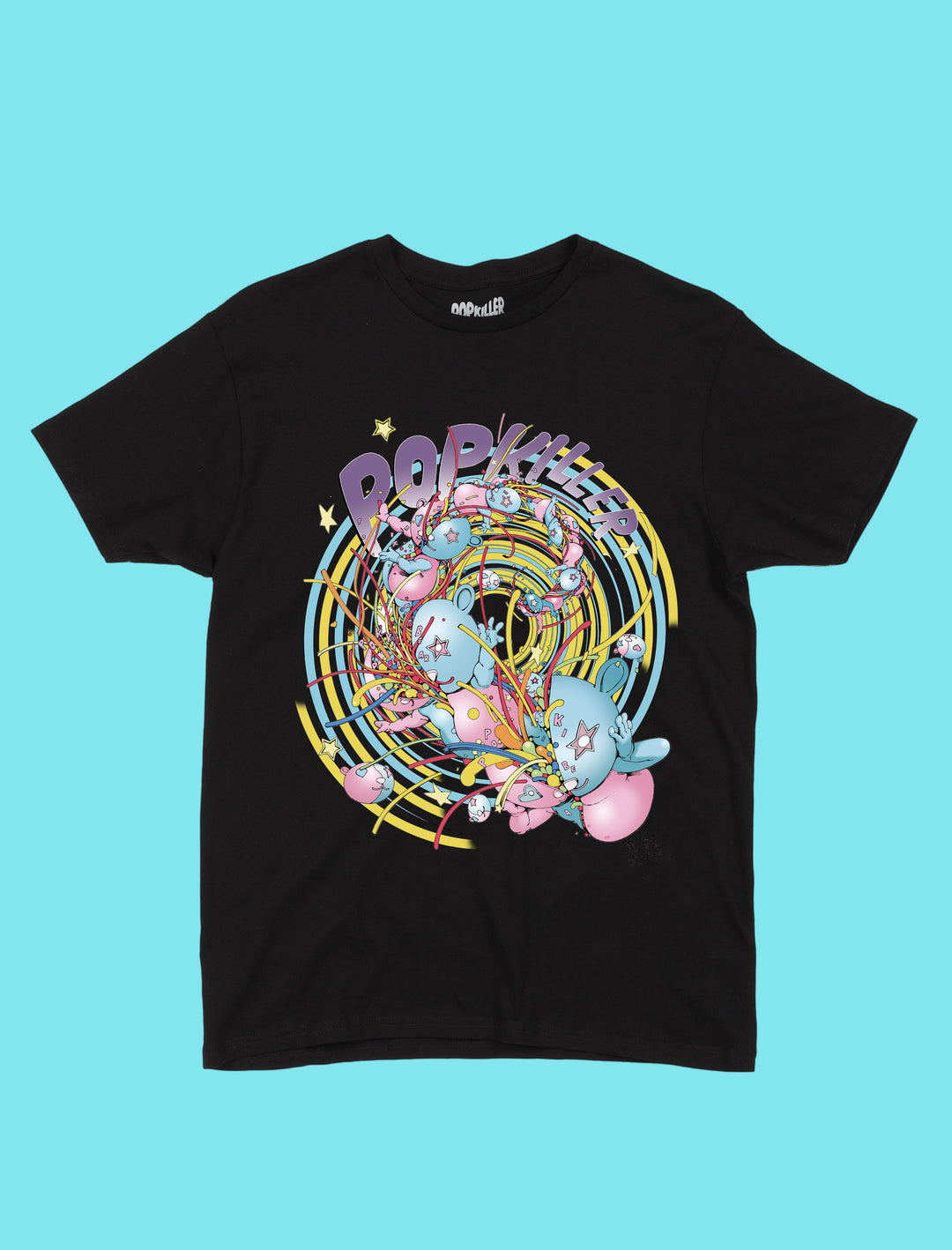 Popkiller Artist Series Shintaro Kago Pokkila Party Portal Classic T-shirt (LIMITED 20TH ANNIVERSARY VERSION)