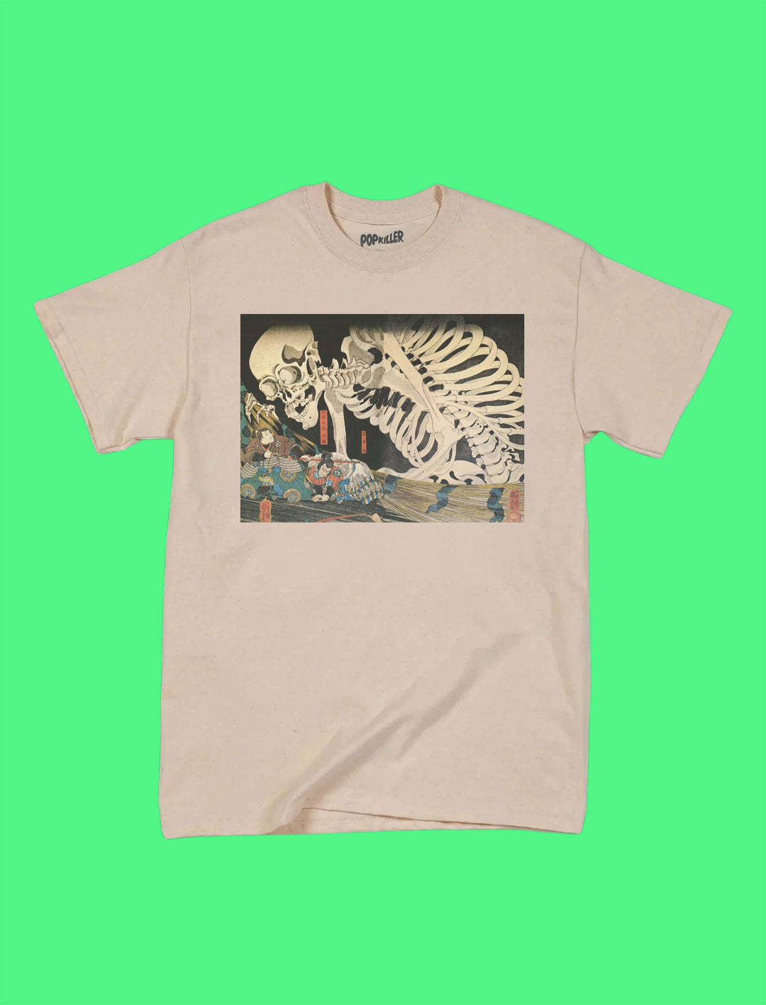 Japanese Ukiyoe Kuniyoshi Samurai Skull Classic T-shirt