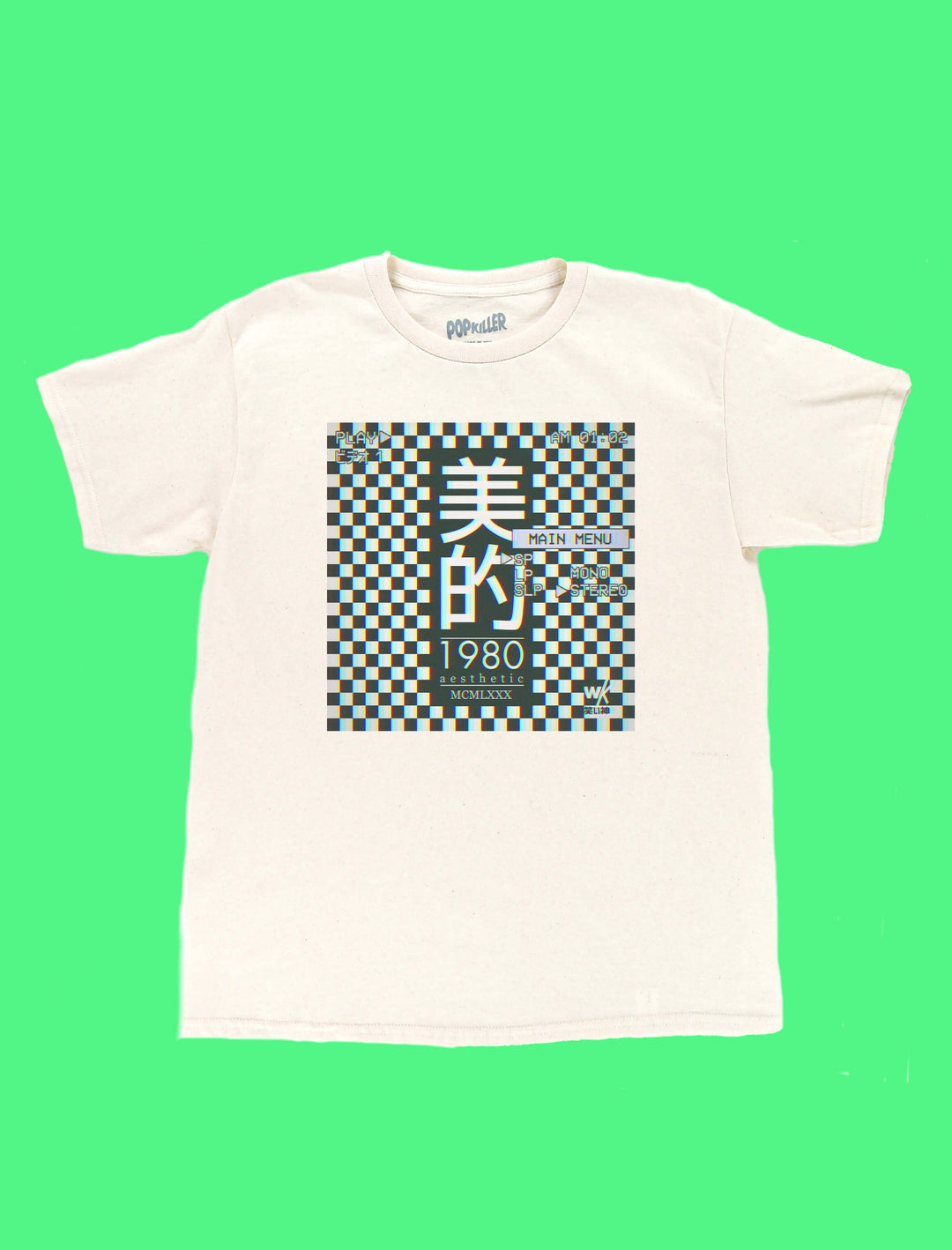 Popkiller Artist Series Warakami Vaporwave Aesthetic 1980 Youth T-shirt