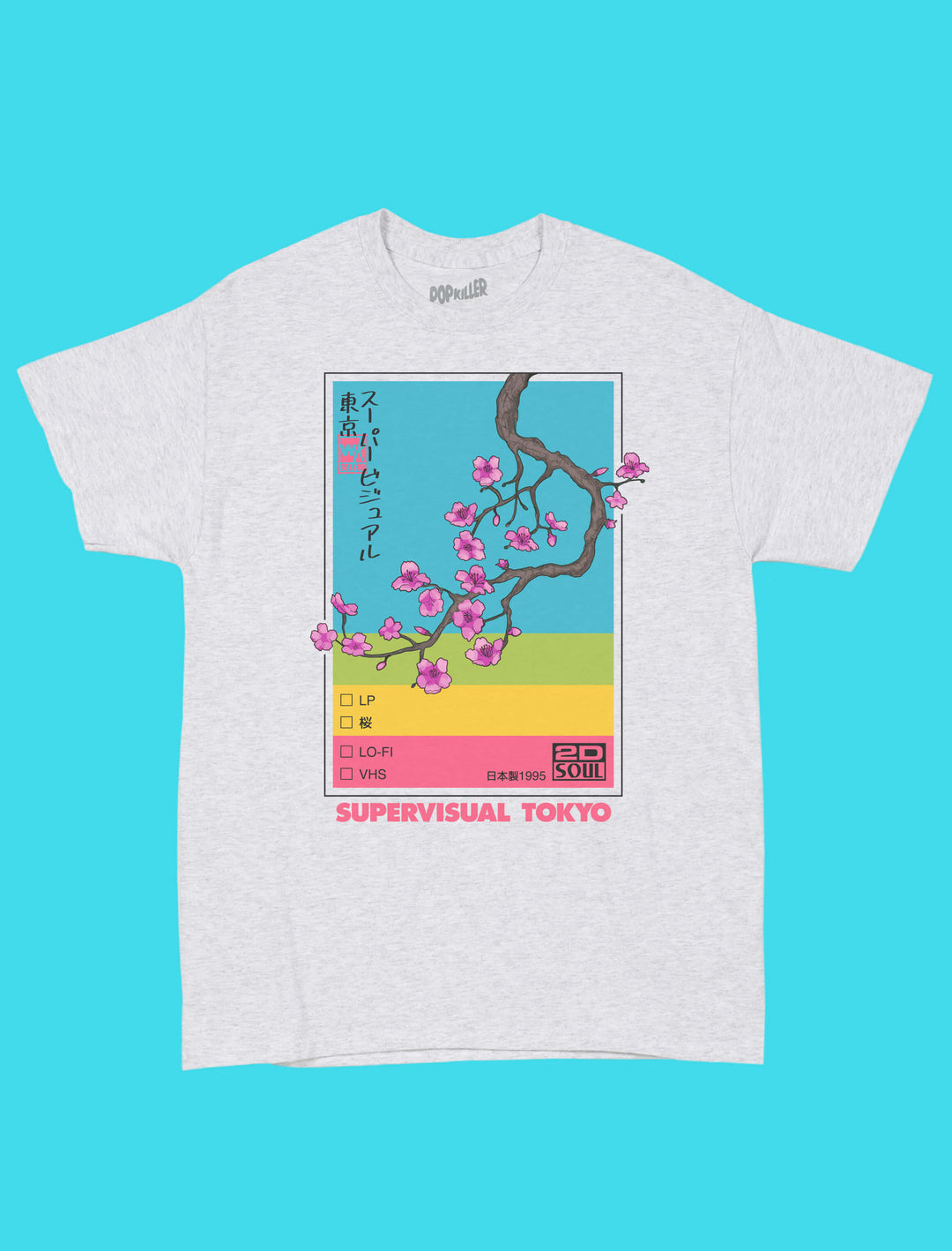 Popkiller Artist Series Warakami Vaporwave Supervisual Tokyo Classic T-shirt