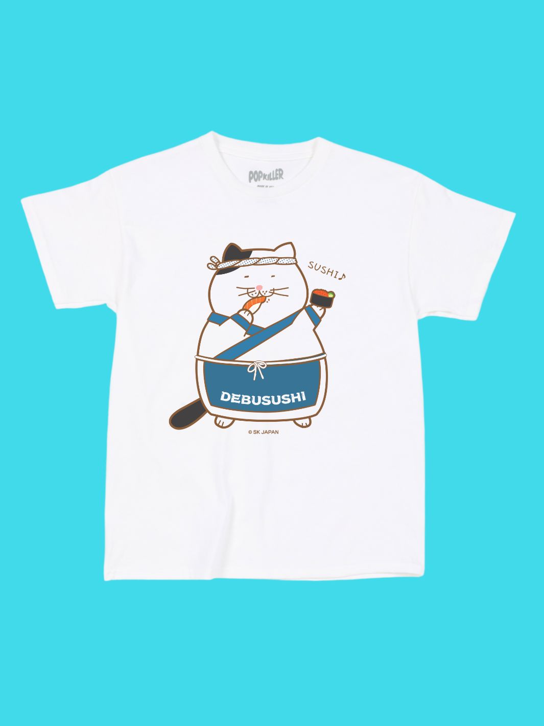 Popkiller Artist Series Debuneko Debusushi Youth T-shirt