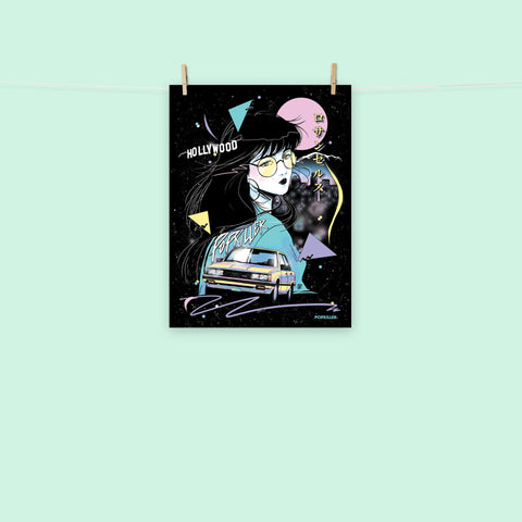 Popkiller Artist Series Mizucat Los Angeles Poster