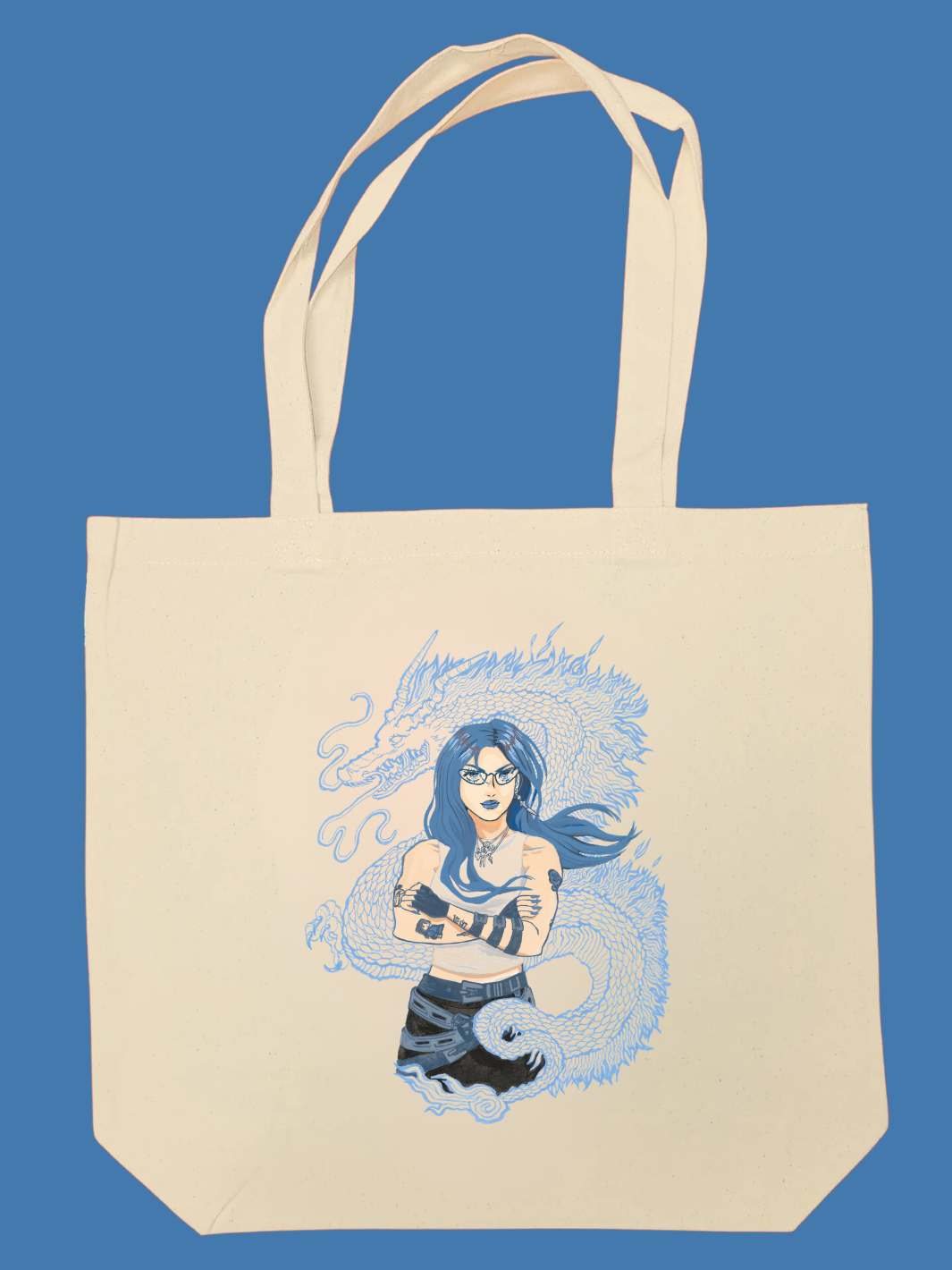 Jayden Dragon Tote Bag
