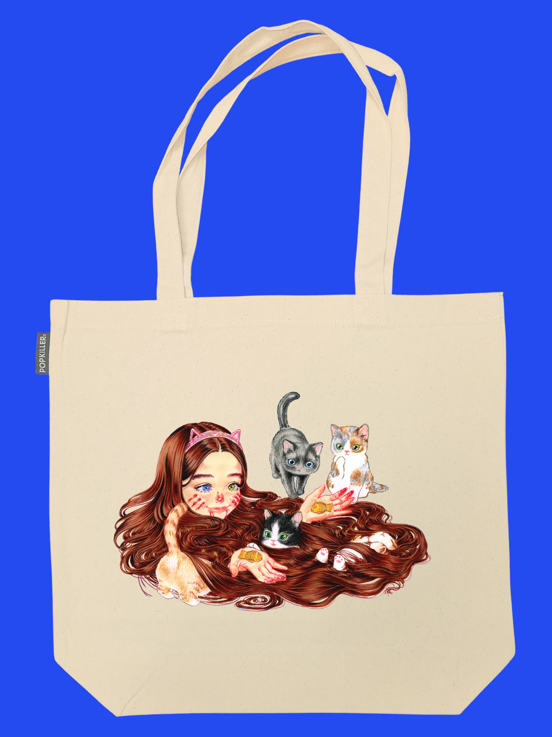 Popkiller Artist Series Cogumeli Kitty Pool Tote Bag