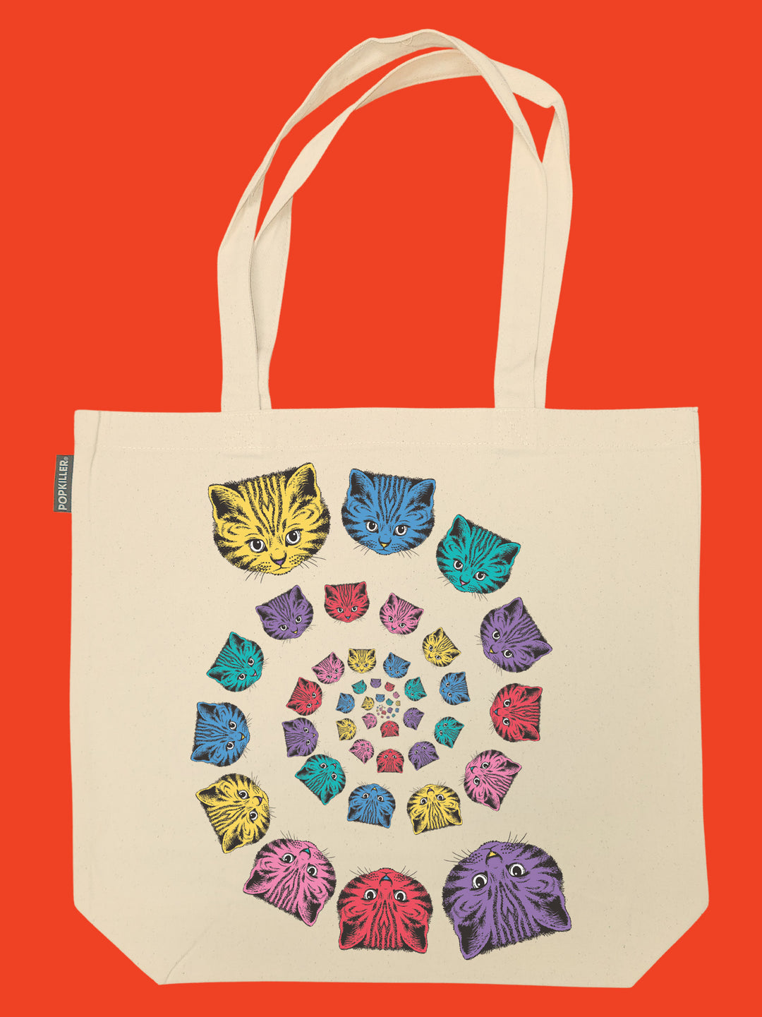 Spiral Cats Tote Bag