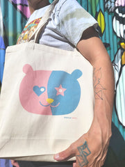 Pokkila Bear Face Tote Bag