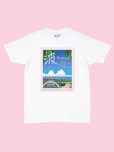 80s Japanese City Pop graphic t-shirt.
