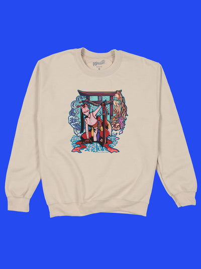 Fox anime girl ninja sweater.