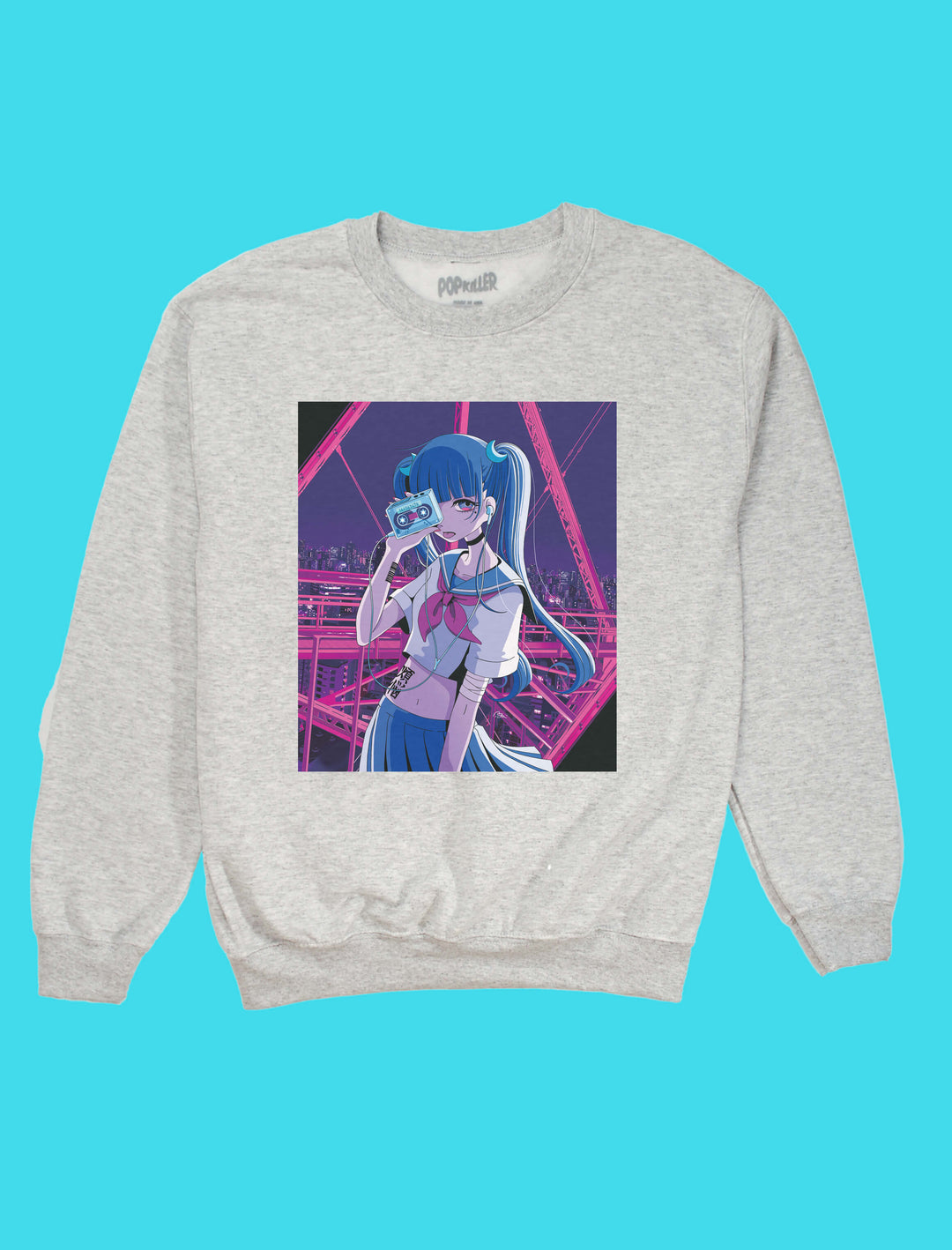 Popkiller Artist Series A.YAMI Tape Girl Pullover Sweatshirt